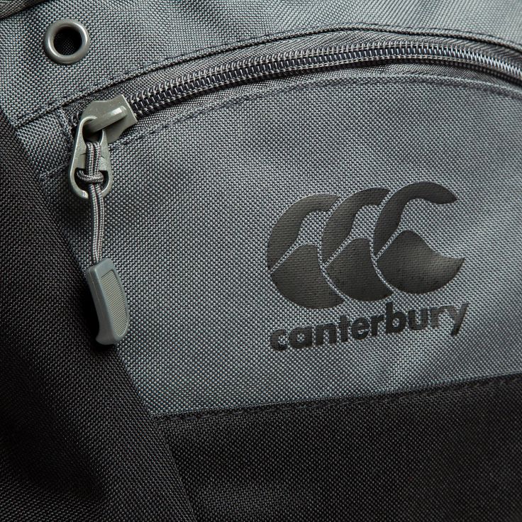 Sac à dos classique unisexe Canterbury de taille moyenne, noir