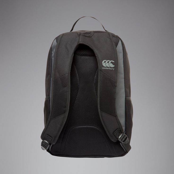 Sac à dos classique unisexe Canterbury de taille moyenne, noir