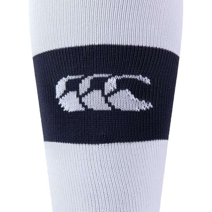 Chaussettes à cerceaux Canterbury Team Bleu marine/Blanc Junior