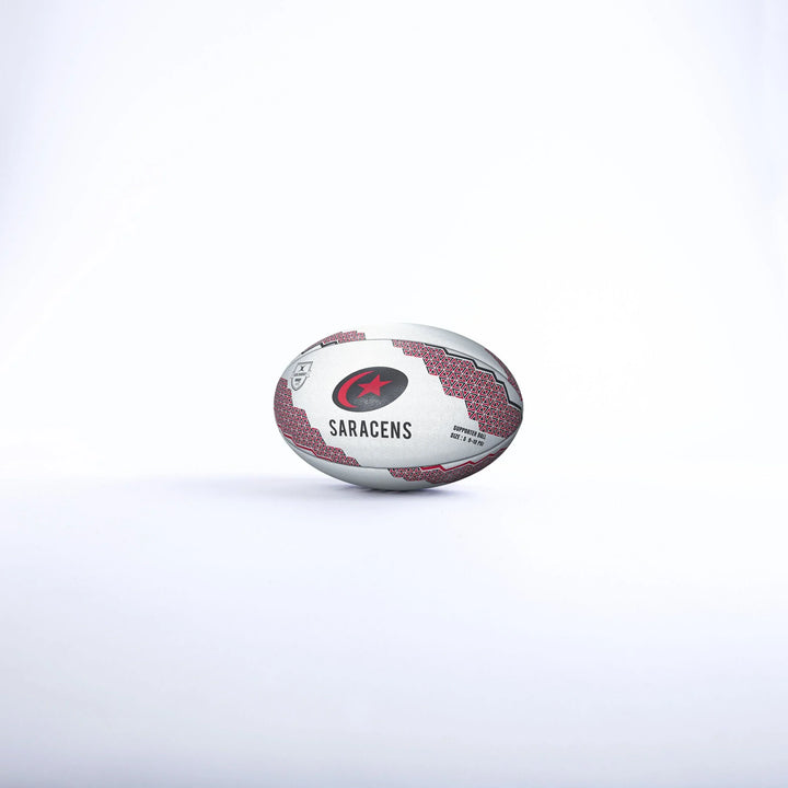 Pallone da rugby Gilbert Saracens Supporter taglia 5
