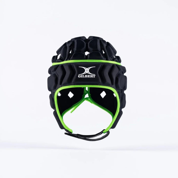 Gilbert Octane Scrumcap Black/Green Junior