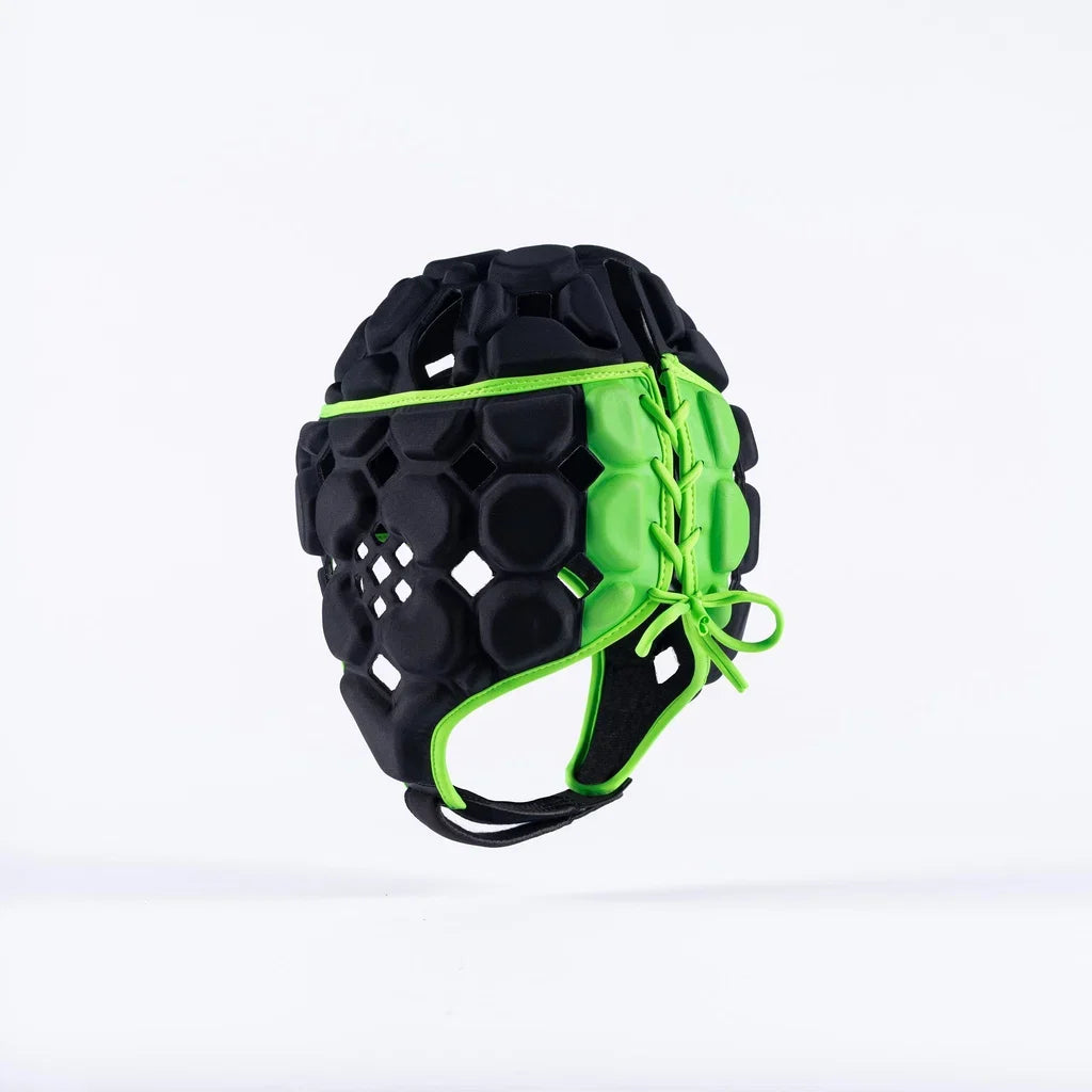 Gilbert Octane Scrumcap Black/Green Senior