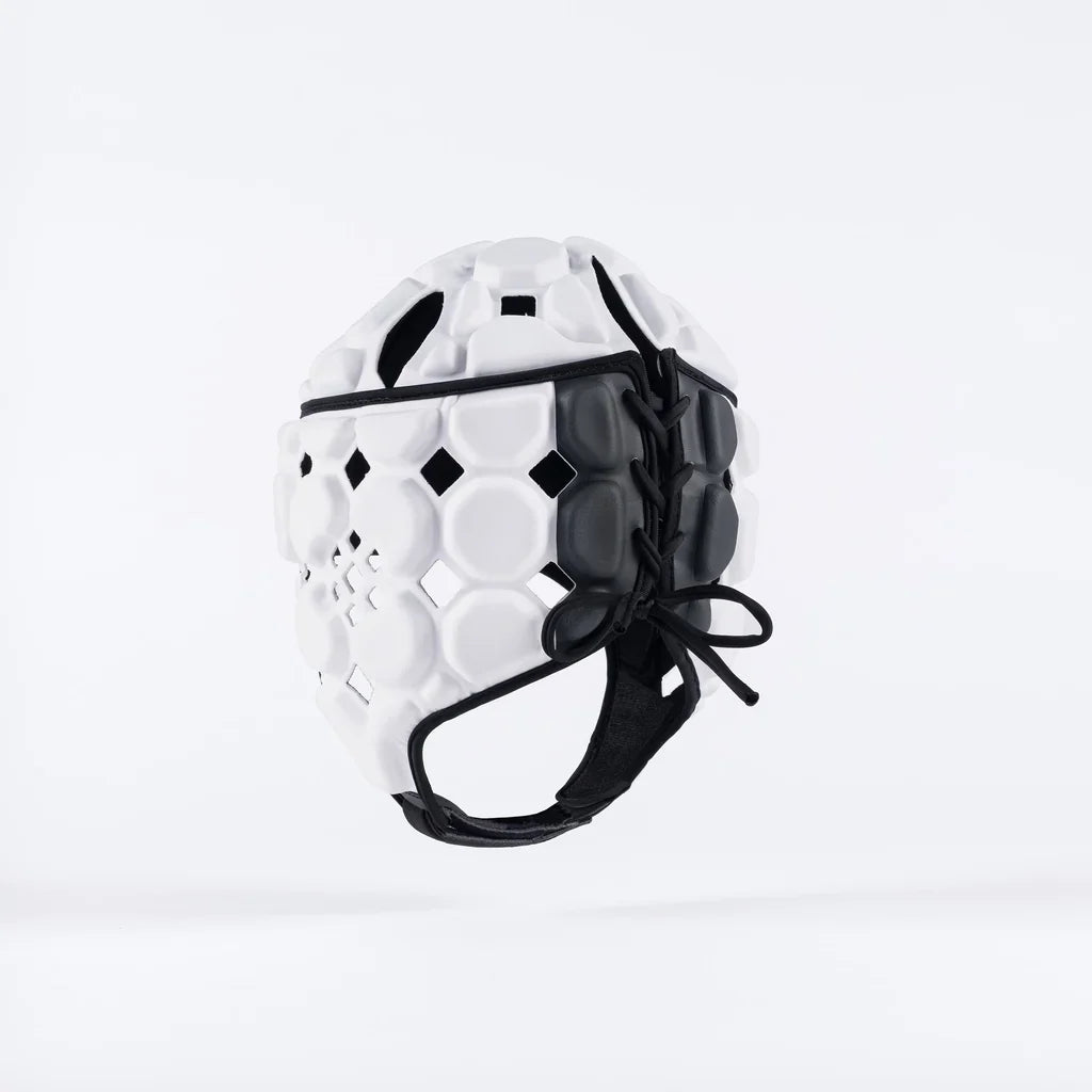 Gilbert Octane Scrumcap White/Black Senior