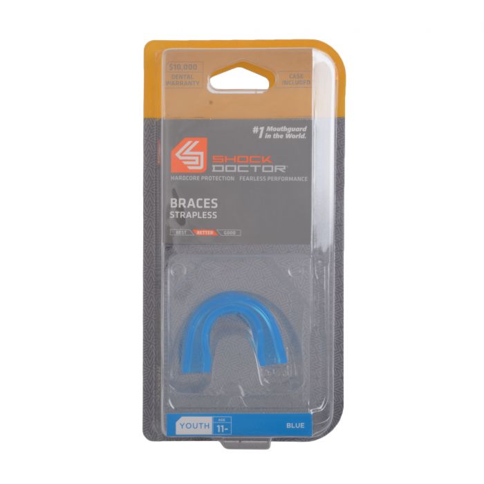 Protège-dents Shock Doctor Braces Bleu Junior