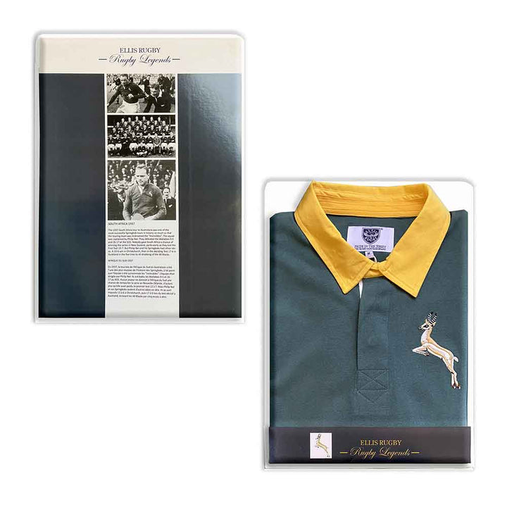 Maillot de rugby Ellis Rugby Springboks 1937
