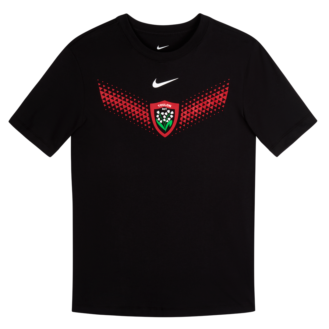 T-shirt de rugby graphique Nike RC Toulon Noir