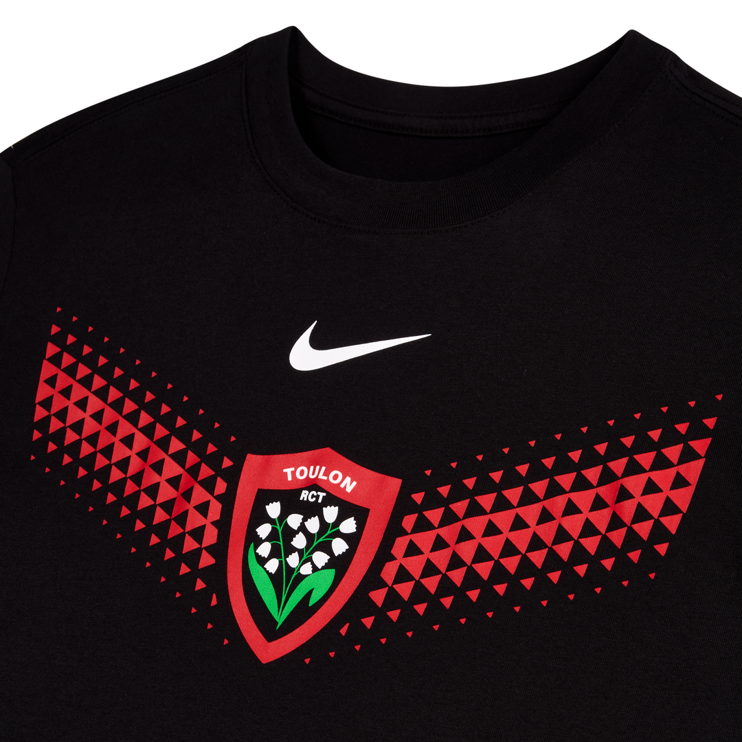 T-shirt de rugby graphique Nike RC Toulon Noir