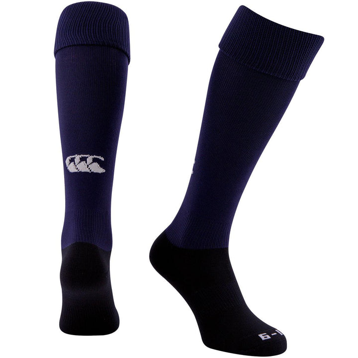 Chaussettes d'équipe Canterbury bleu marine
