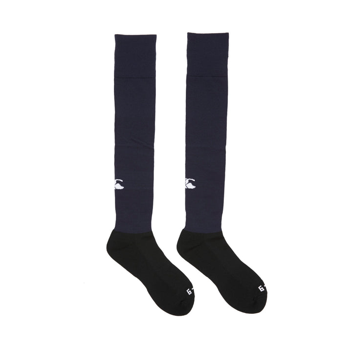 Chaussettes d'équipe Canterbury bleu marine
