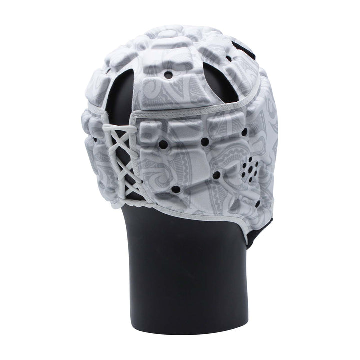 Casque de protection Impact Rugby blanc/gris
