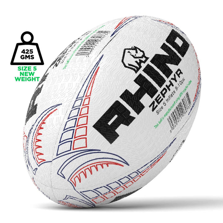 Zephyr Recycled Rugby Balls Size 5