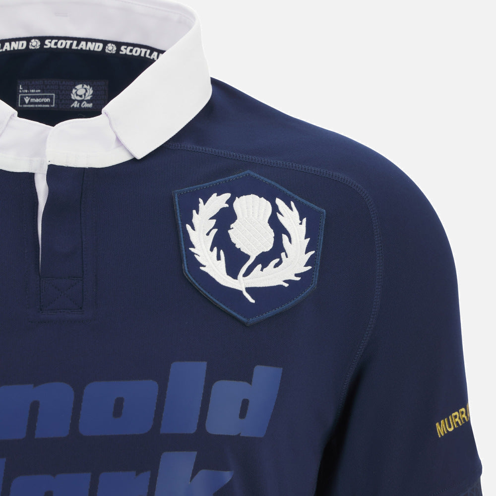 Maillot Macron Scotland Rugby Murrayfield 100 Réplique Homme 