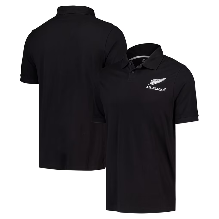 All Blacks Essentials Polo Zwart Heren
