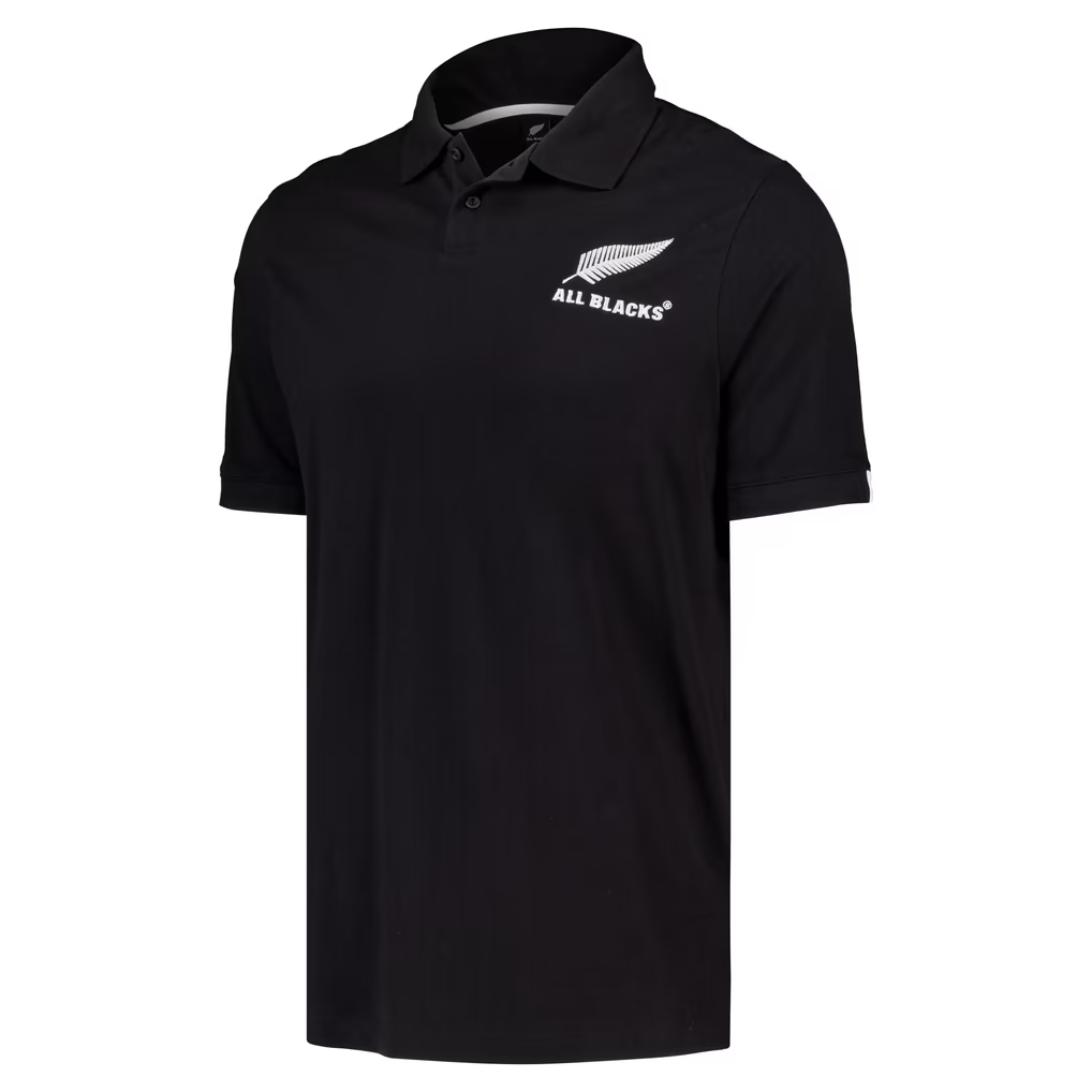 All Blacks Essentials Polo Zwart Heren