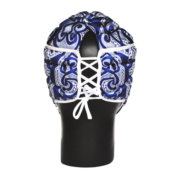 Casque de protection Impact Rugby Tribal Bleu