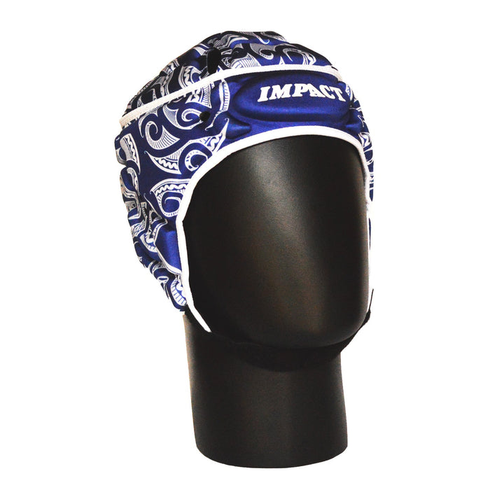 Casque de protection Impact Rugby Tribal Bleu