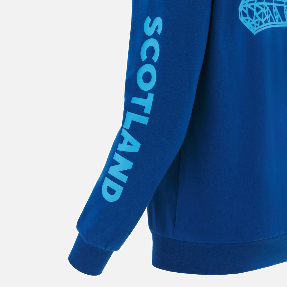 Sweat à capuche de voyage Macron Écosse Rugby 2025/26 pour enfants