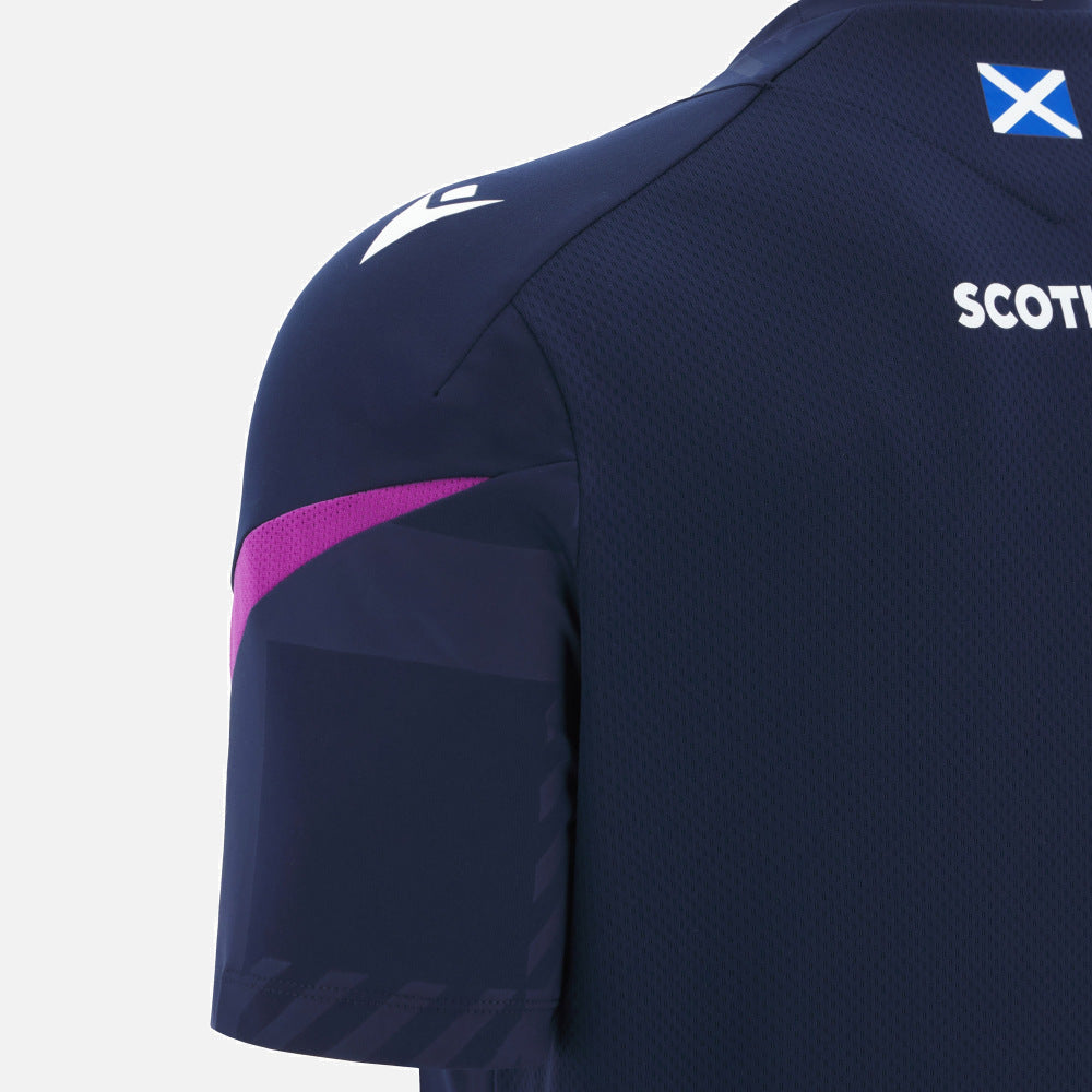 T-shirt d'entraînement Macron Écosse Rugby 2025/26 pour enfants