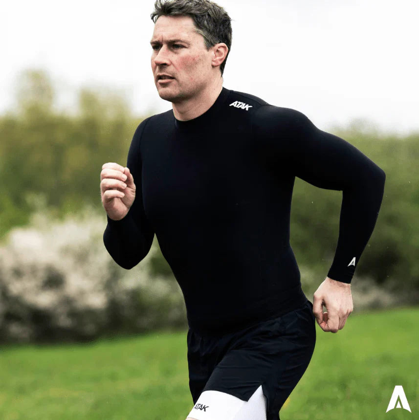 ATAK Unisex Performance Compression Shirt Senior Navy