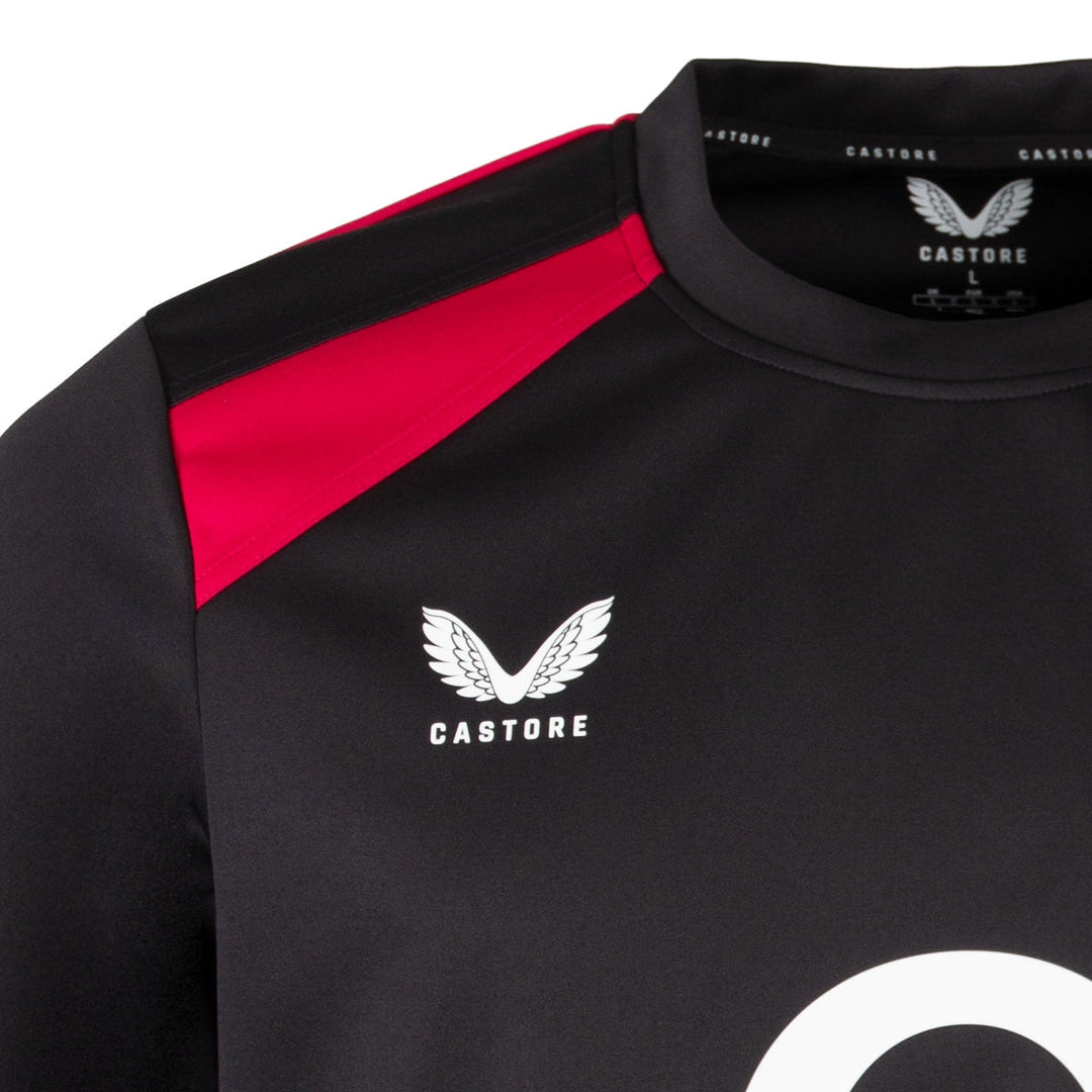 Castore Engeland Rugby Contact Drill Top Heren Zwart
