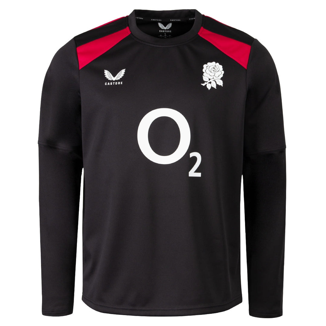 Castore Engeland Rugby Contact Drill Top Heren Zwart
