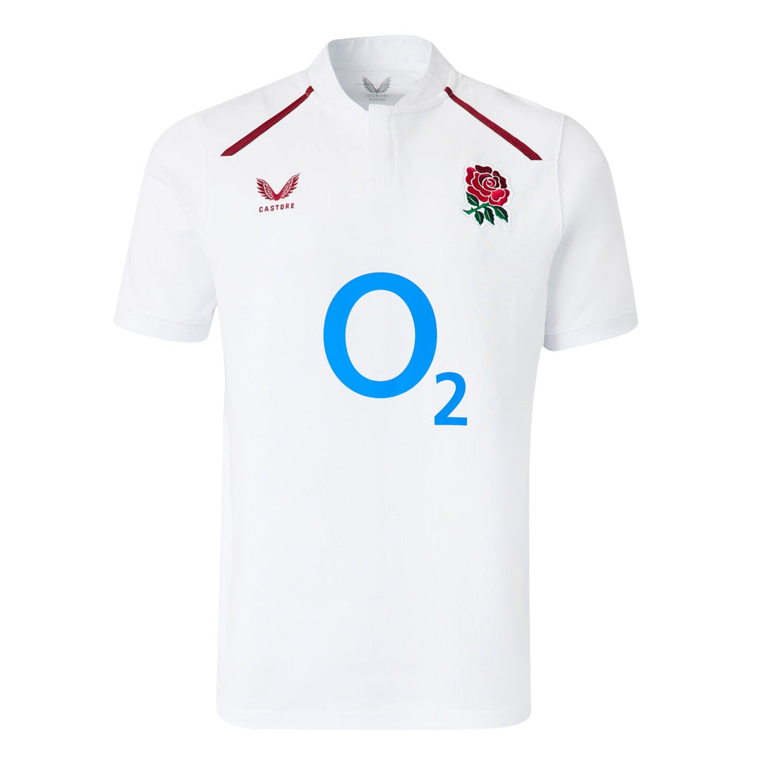 Castore England Classic Home Short Sleeve Rugby Shirt