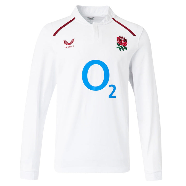 Castore England Home Classic Long Sleeve Rugby Shirt