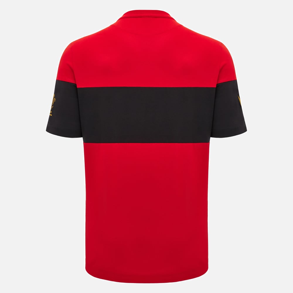T-shirt Macron Wales Rugby Leisure pour homme