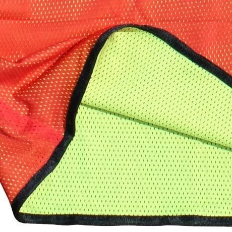 Diamond Rood/Geel Omkeerbare Mesh Hesjes