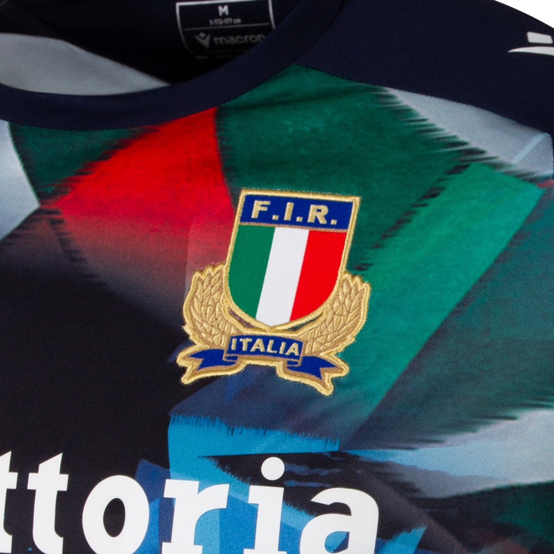 Macron Italië Rugby Training T-shirt Heren