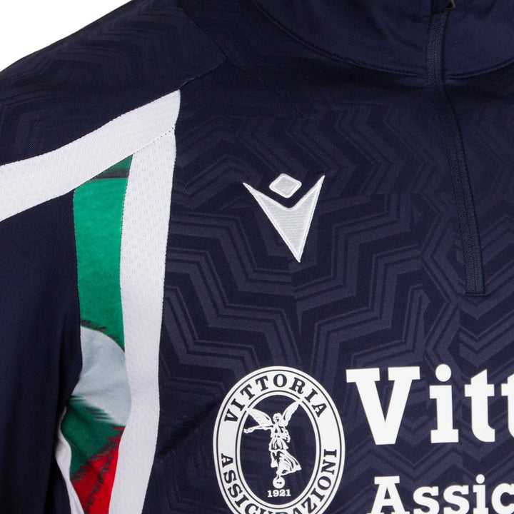 Macron Italië Rugby Training Quarter Zip Heren