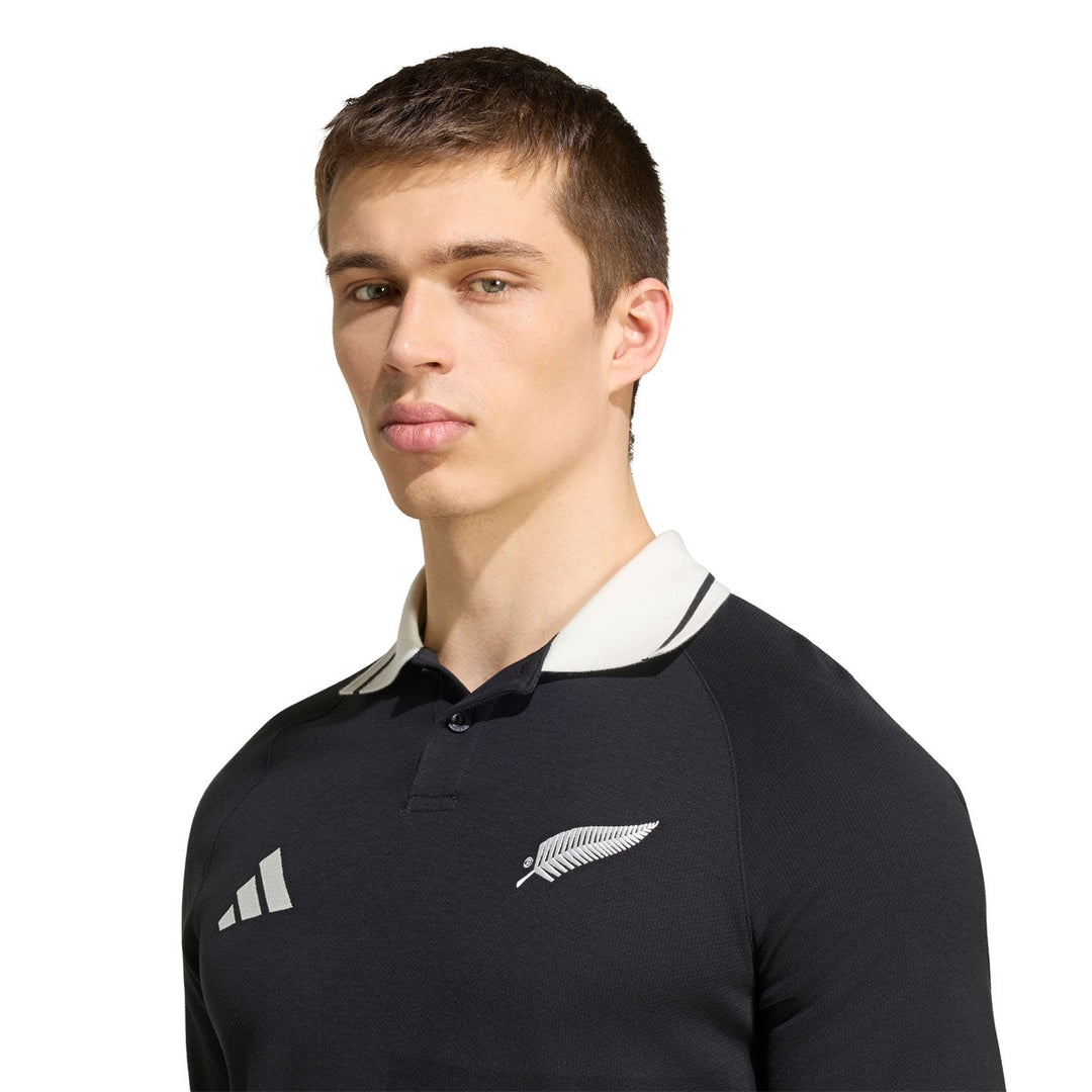 adidas New Zealand All Blacks Leisurewear Polo Heren Zwart