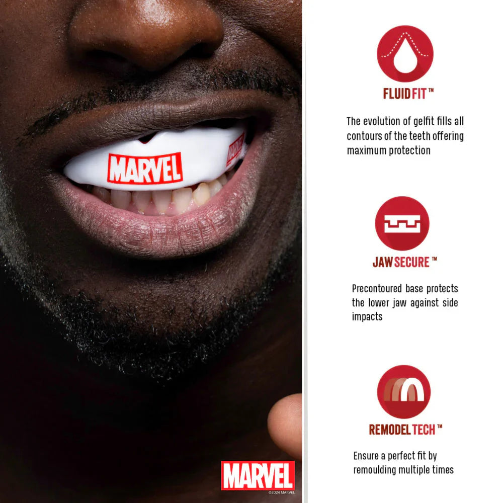 Protège-dents Safejawz avec logo Marvel