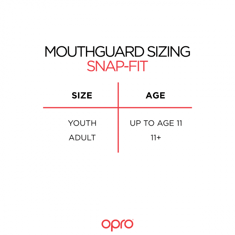 Protège-dents OPRO Snap-Fit Adultes Bleu
