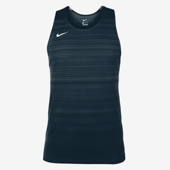 Débardeur Nike Dry Miler pour homme, bleu marine