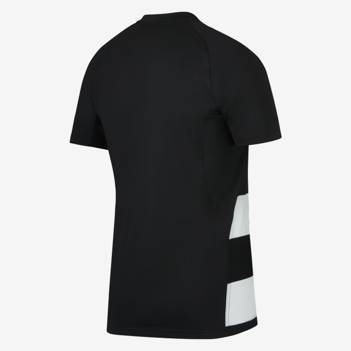 Maglia da rugby Nike Hoop da uomo nera e bianca