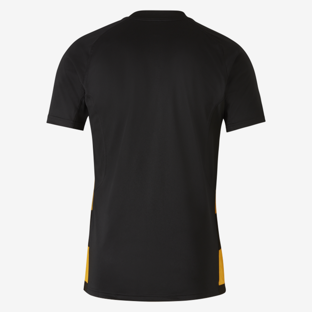 Maillot de rugby Nike Hoop pour homme, doré et noir