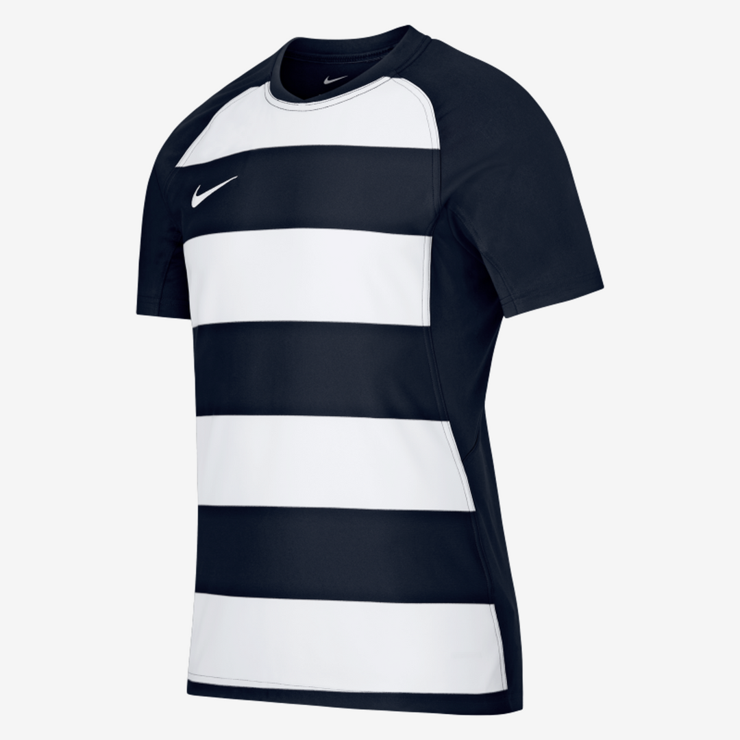 Maillot de rugby Nike Hoop pour homme, bleu marine et blanc