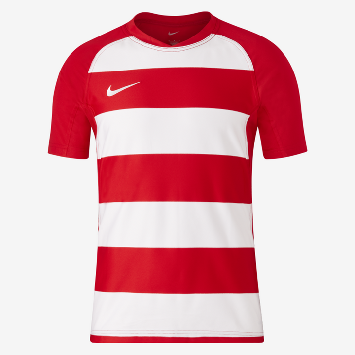 Maillot de rugby Nike Hoop pour homme, rouge et blanc