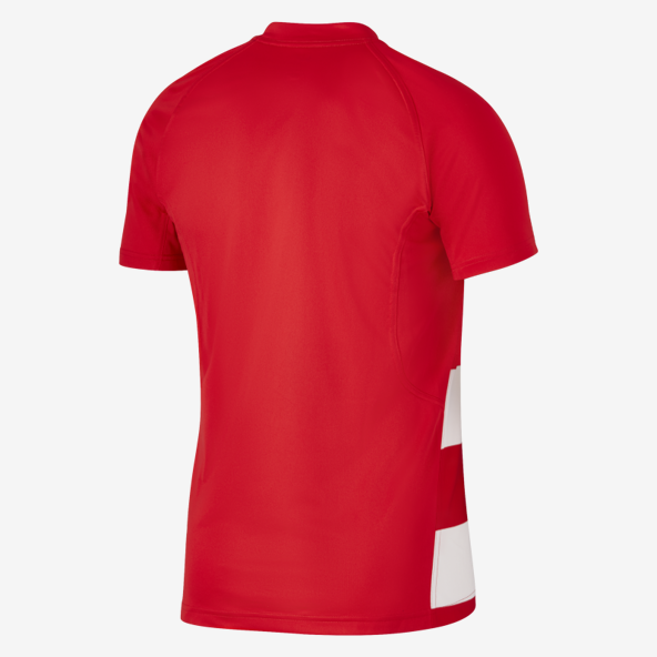 Maillot de rugby Nike Hoop pour homme, rouge et blanc