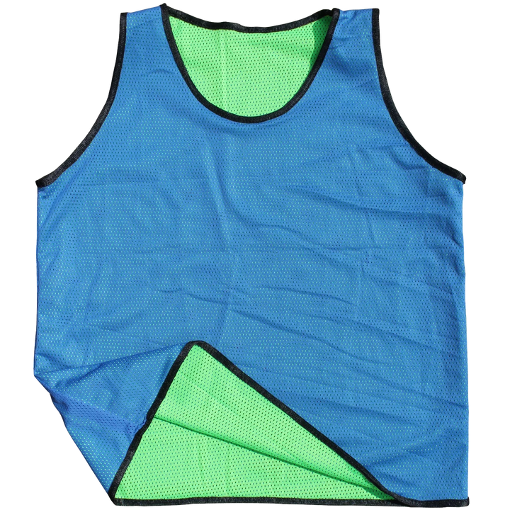Diamond Blauw/Groen Omkeerbare Mesh Hesjes
