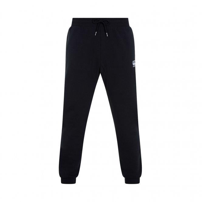 Pantalon à revers fuselés en polaire Canterbury noir