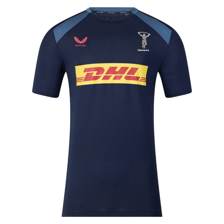 Castore Harlequins Contact Shirt Heren Navy