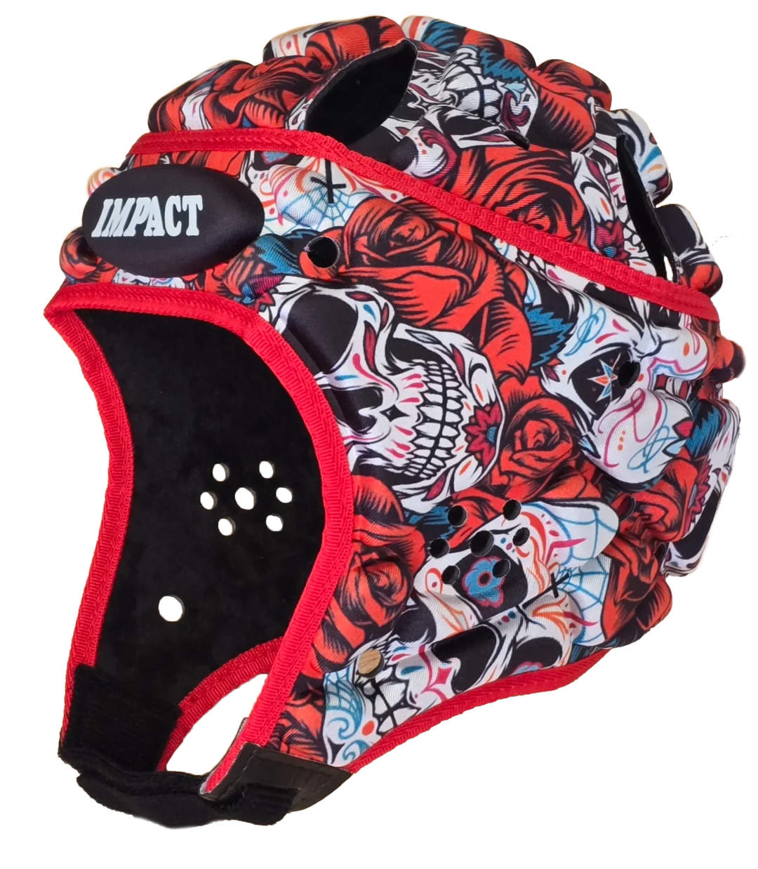 Impact Rugby Skulls and Roses Headguard