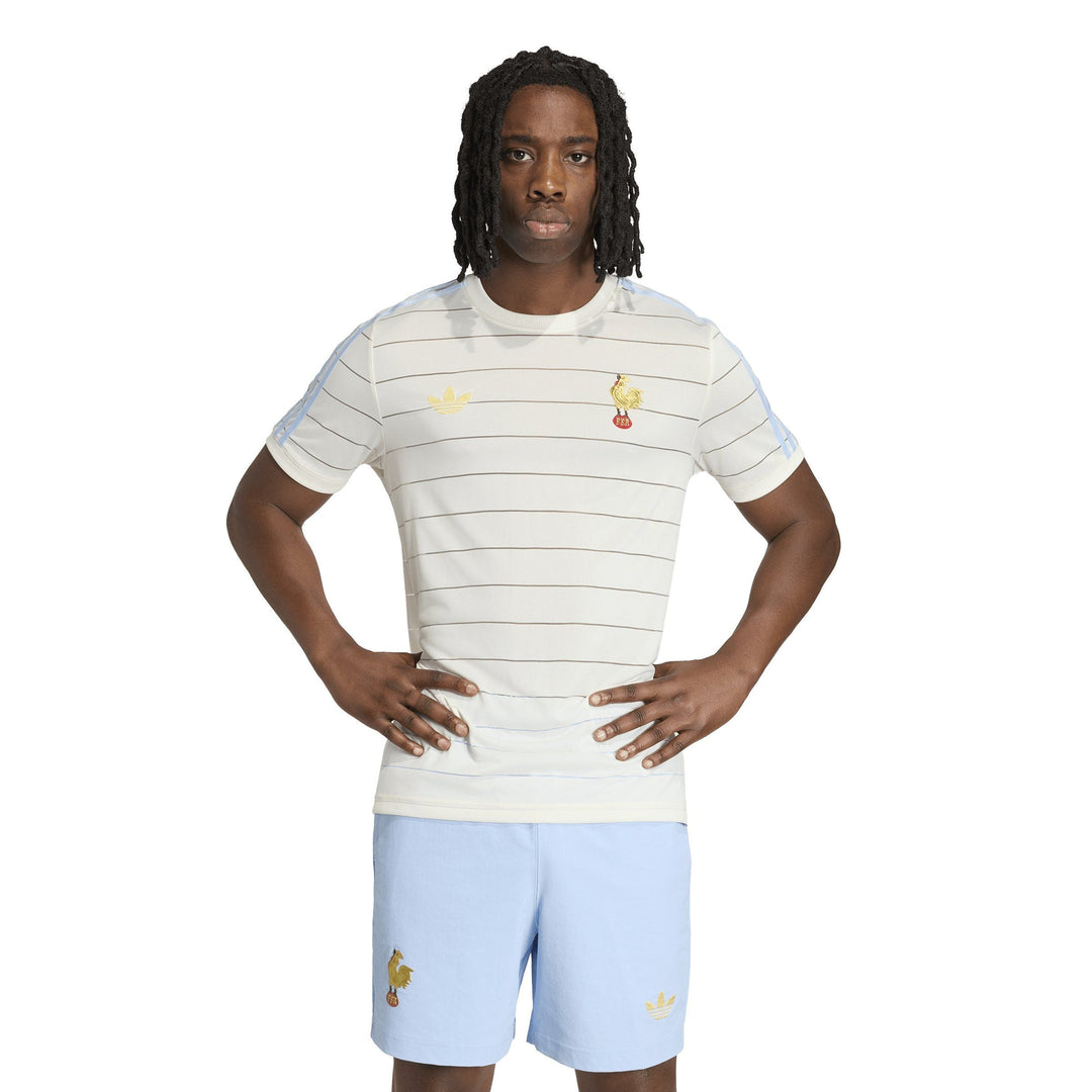 adidas France Rugby 120 Years Crunch T-Shirt Senior