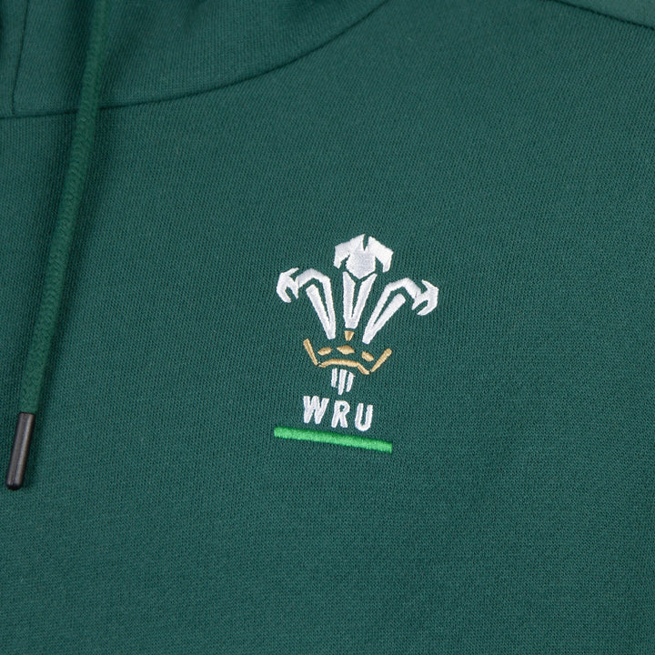 Macron Wales Rugby 2026/27 Travel Hoodie Groen Heren