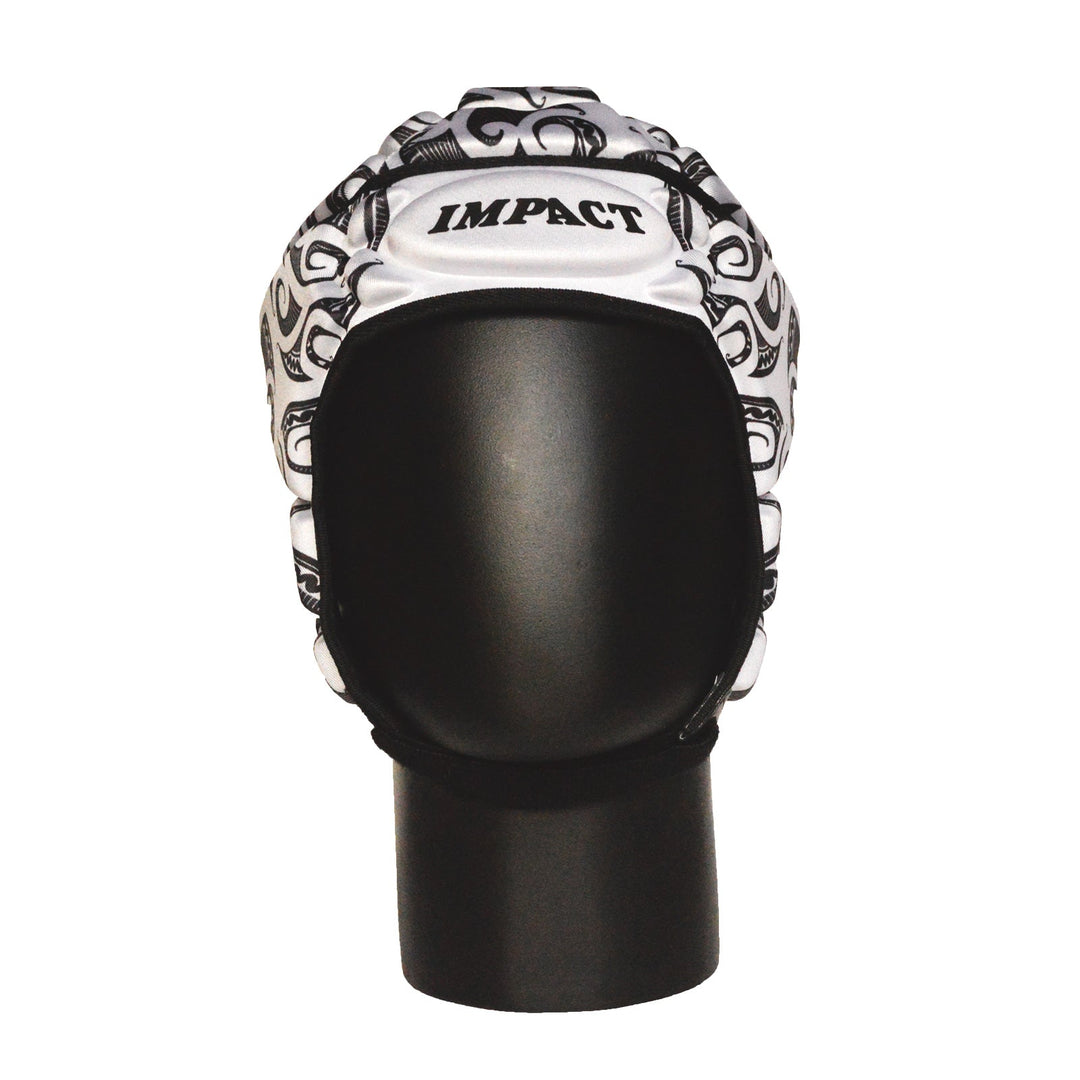 Casque de protection Impact Rugby Tribal Blanc