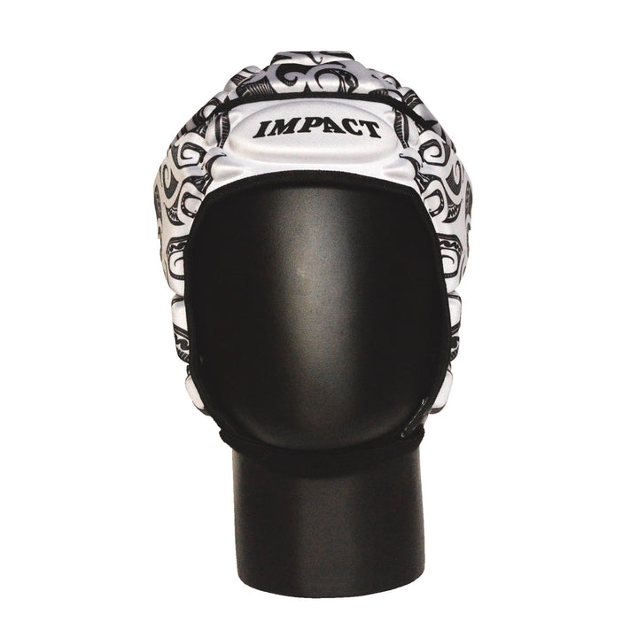 Casque de protection Impact Rugby Tribal Blanc