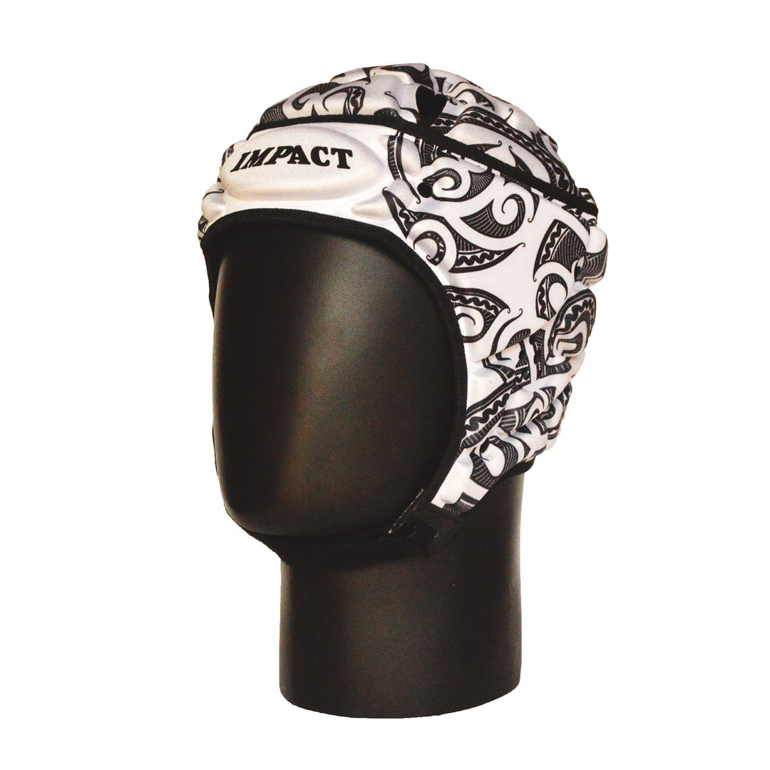 Casque de protection Impact Rugby Tribal Blanc